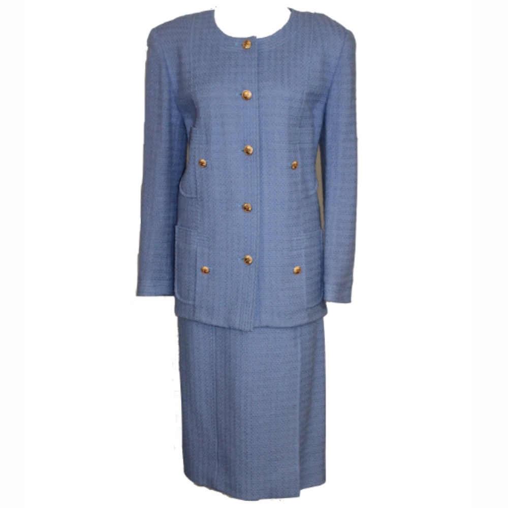 Authentic Vintage CHANEL Skirt and Jacket Set sz M